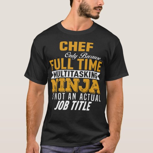 Chef animal space chef tシャツ (正面)