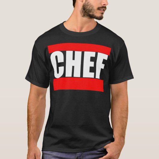 CHEF bake funny cake Tシャツ (正面)