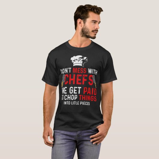 Chef bakery cuisine tシャツ (正面フル)