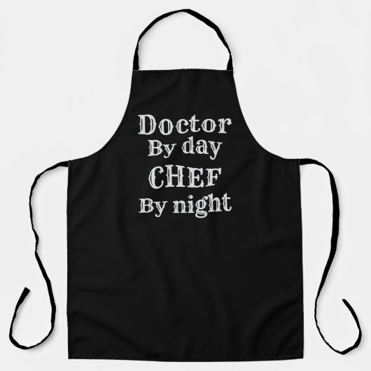 Chef by Night Mens Doctor エプロン (正面)
