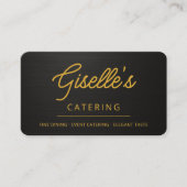 Chef Catering Business Card 名刺 (正面)