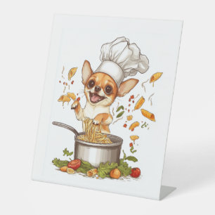 Chef Chihuahua – 料理犬マスター 台座サイン