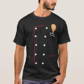 Chef Coat Chef Uniform Jacket Culinary GIFT Tシャツ (正面)