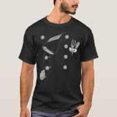 Chef Cook baker birthday birthday Tシャツ (正面)