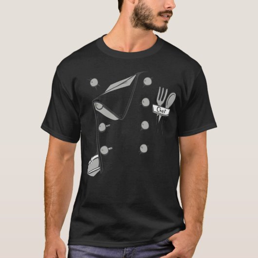 Chef Cook baker birthday birthday  Tシャツ (正面)