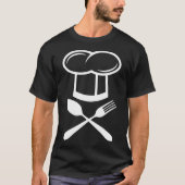 Chef cook kitchen astronaut  pirate ship aa  tシャツ (正面)