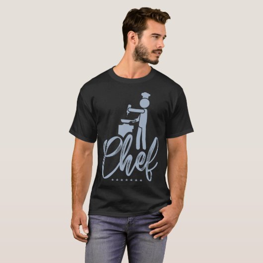 Chef Cooking Chef baker pampered chef Tシャツ (正面フル)
