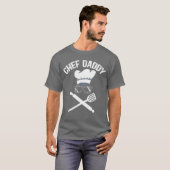 Chef Daddy Best Dad Ever Culinary Cooking Baking F Tシャツ (正面フル)