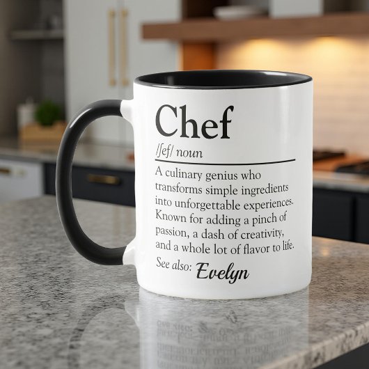 Chef Definition Personalized Appreciation Gift マグカップ