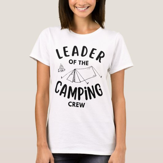 Chef der Camping Crew – Leader of the camping crew Tシャツ (正面)