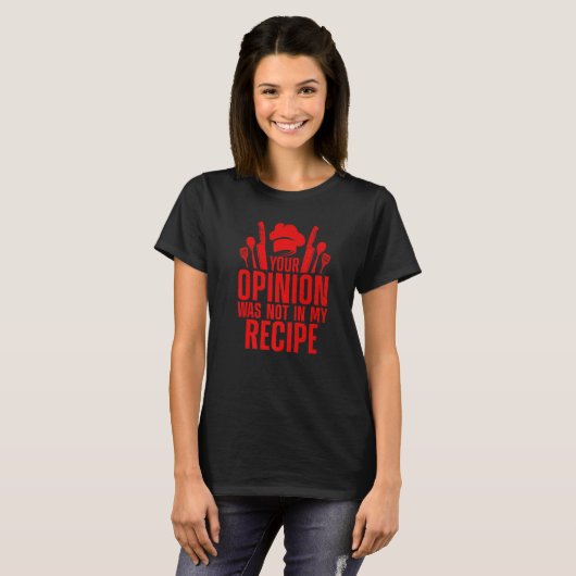 Chef For Men Women Cooking  Culinary Cook Tシャツ (正面フル)