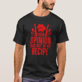 Chef For Men Women Cooking  Culinary Cook Tシャツ (正面)