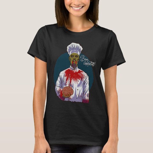 CHEF Halloween  ZOMBIE CHEF Tシャツ (正面)
