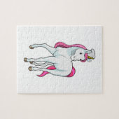 Chef hatとの調理師としてのユニコーン ジグソーパズル (横)