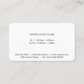 Chef Hat | Culinary Restaurant 名刺 (裏面)