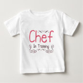 Chef in Training ベビーTシャツ (正面)