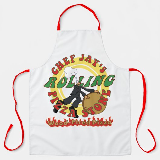 Chef Jay's Rolling Pizza Stone Apron エプロン (正面)