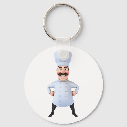 Chef Keychain キーホルダー (裏面)