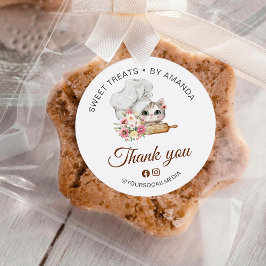 Chef Kitten Bakery ありがとう ラウンドシール