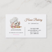 Chef Kitten Bakery  名刺 (裏面)