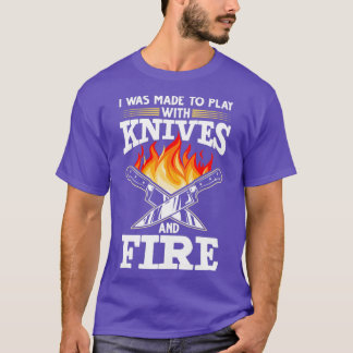 Chef Knife Cooking Saying Food Lover  Tシャツ