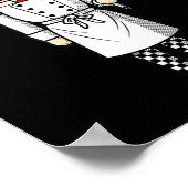 Chef Nutcracker Cook Hat Xmas  ポスター (角)