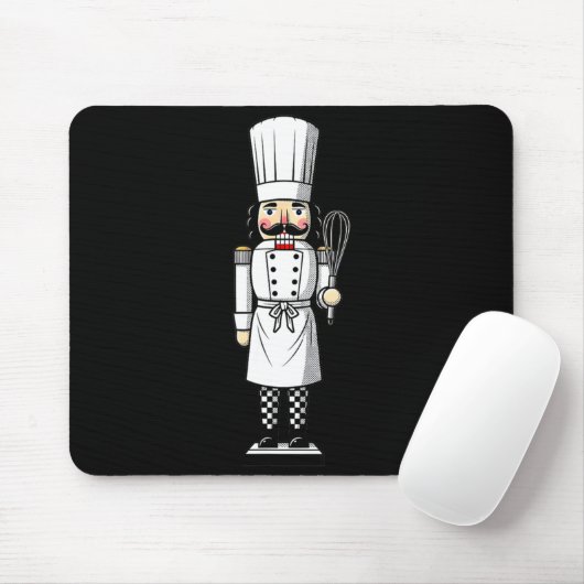Chef Nutcracker Cook Hat Xmas  マウスパッド (マウス)