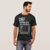 Chef Nutrition Facts  Culinary Cooking Cooker Outf Tシャツ (正面フル)