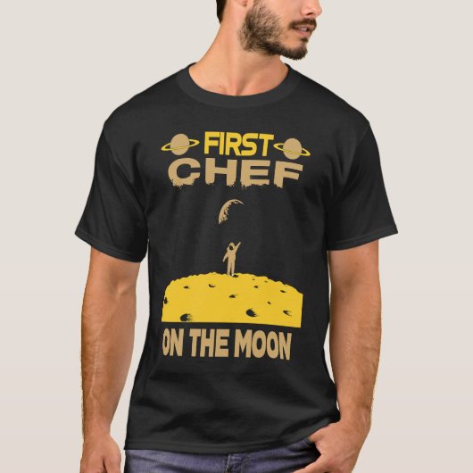 Chef On The Moon Tシャツ (正面)