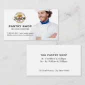 Chef Smiling | Bakery Logo 名刺 (正面/裏面)