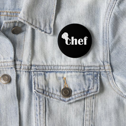 Chef Text Design button 缶バッジ (インサイチュ)