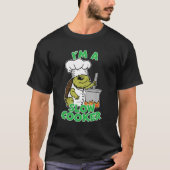 Chef Tortoise Turtle Dad Joke Pun I'm A Slow Cooke Tシャツ (正面)