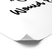 Chef Was Cute Trendy Wall Art Poster ポスター (角)