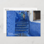 Chefchaouen – モロッコの青い都市 ポストカード (正面/裏面)