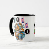 Chefchaouen: A Blue Paradise in the Rif Mountains マグカップ (正面左)