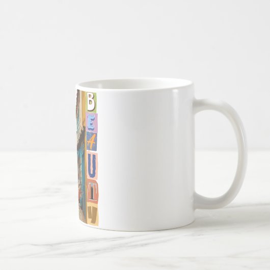 Chefchaouen: A Blue Symphony in the Heart of Moroc コーヒーマグカップ (右)