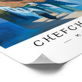 Chefchaouen Morocco Wall Art, Blue City ポスター (角)