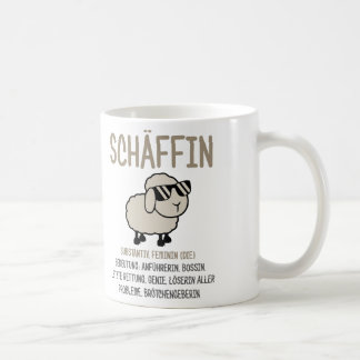 chefin Geschenke lustig, Schäffin Spruch Geschenk コーヒーマグカップ