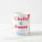 Chelly及びバニーの風刺漫画のマグ コーヒーマグカップ (中央)