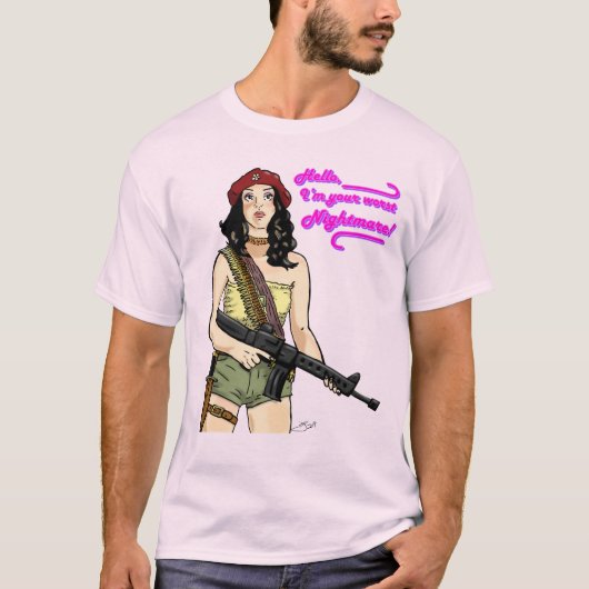 Chelly Duvalla：私はあなたの最悪の悪夢 Tシャツ (正面)