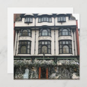 Chelsea, London UK, King's Roadのクリスマス シーズンカード (正面/裏面)