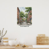 Chelsea Manhattan ポスター (キッチン)