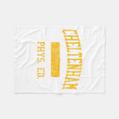 Cheltenham High School Hs Wyncote Pa Phys Ed フリースブランケット (正面(横))