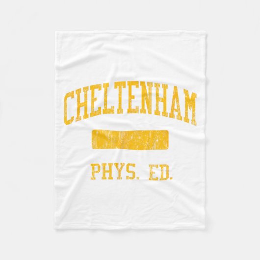 Cheltenham High School Hs Wyncote Pa Phys Ed フリースブランケット (正面)