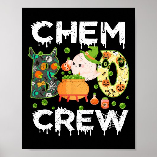 Chemブークルーハロウィーン化学者の試合 ポスター (正面)