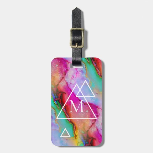 Chem 7ヒップスターモノグラム ラゲッジタグ (正面縦)