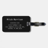 Chem 7ヒップスターモノグラム ラゲッジタグ (裏面横)