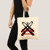 Chemical Dispersants are Domestic Terrorism トートバッグ (正面(商品))