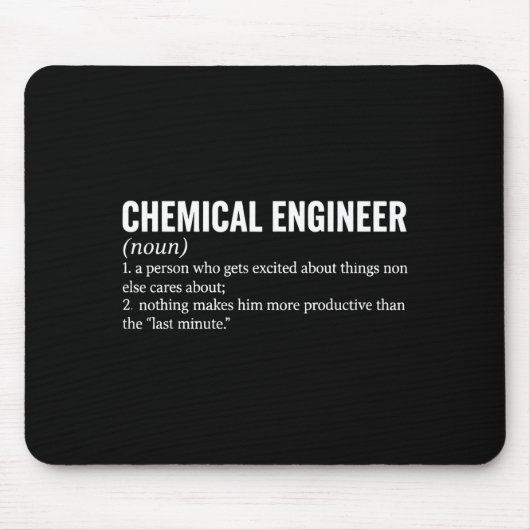 Chemical Engineer Profession Definition Engineerin マウスパッド (正面)