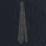 Chemical formula writing ネクタイ<br><div class="desc">Handwritten chemical formulas on blackboard - perfect gift for all scientists or natural science enthusiasts</div>